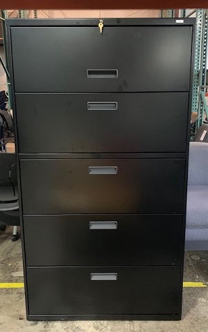 HON 36" 5 Drawer Lateral