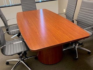 8' Boat Shape Conference Table