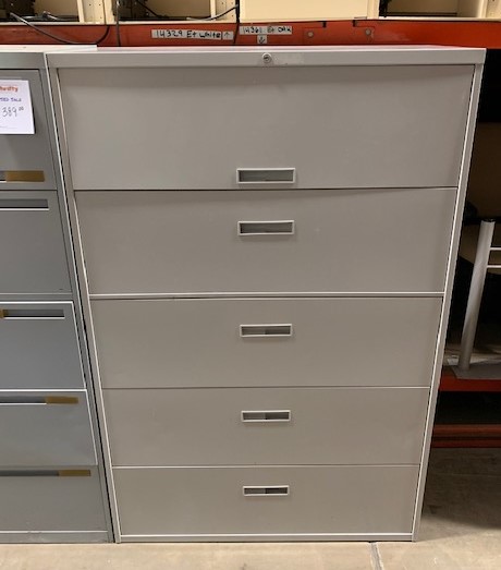 42" 5 Drawer Lateral File