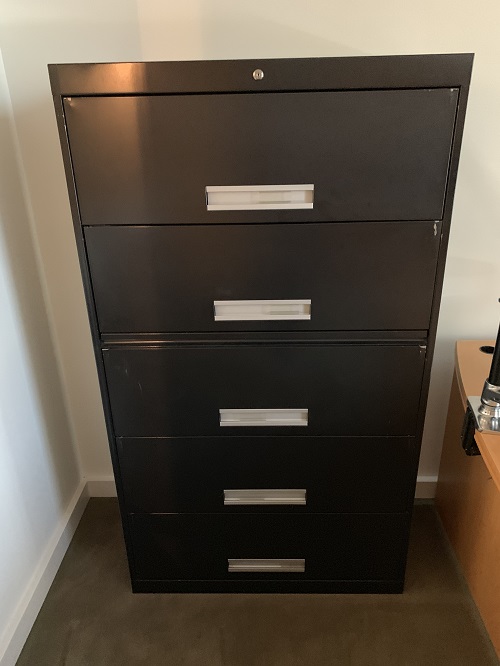 5 Drawer Recessed Door Lateral File