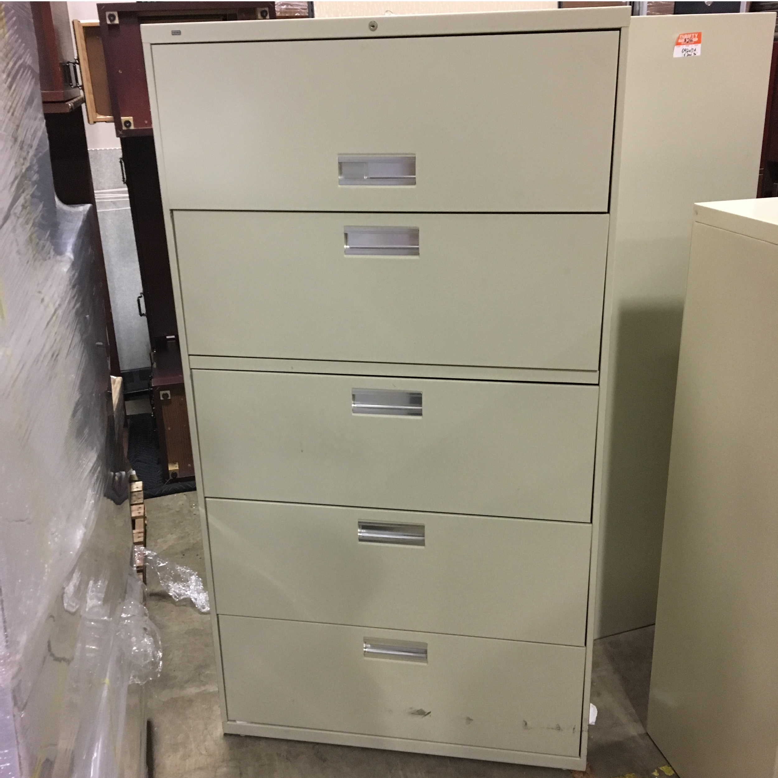 Used 5 Drawer Lateral File Cabinet 092017a Thrifty Office
